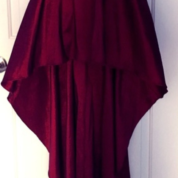 🖤 Ruby Red : B-Smart High-Low Dress 🖤 NWOT - Picture 3 of 4